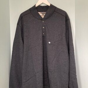Brand New Eddie Bauer Fleece Lined Top Men’s XXXL, Charcoal